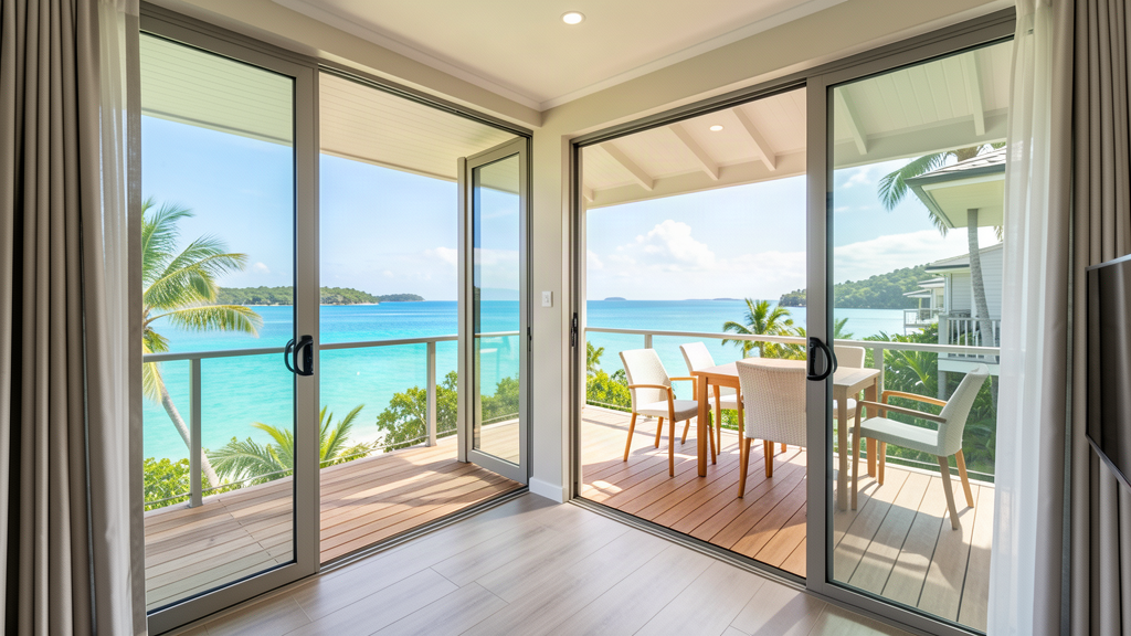 Holiday unit with ocean view