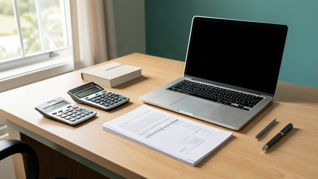 Accounting desk